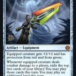 Sword of Forge and Frontier (PRE-244S) - Phyrexia: All Will Be One Promos Foil