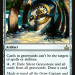 Silent Gravestone (PRE-182S) - Rivals of Ixalan Promos Foil