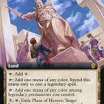 Plaza of Heroes (DMU-421) - Dominaria United: (Extended Art)