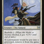 Samurai of the Pale Curtain (CHK-043) - Champions of Kamigawa