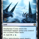 Seachrome Coast (PRE-258S) - Phyrexia: All Will Be One Promos Foil