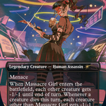 Massacre Girl (SLD-1233) - Secret Lair Drop (Borderless)