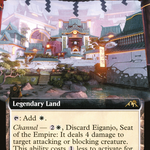 Eiganjo, Seat of the Empire (NEO-502) - Kamigawa: Neon Dynasty: (Extended Art)