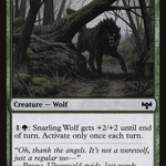 Snarling Wolf (VOW-219) - Innistrad: Crimson Vow