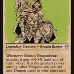 Skanos Dragonheart (CLB-410) - Commander Legends: Battle for Baldur's Gate: (Showcase)