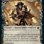 Brutal Cathar // Moonrage Brute (MID-286) - Innistrad: Midnight Hunt: (Showcase, Double Faced Transform)
