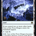 Cave of the Frost Dragon (PRE-253S) - Adventures in the Forgotten Realms Promos Foil