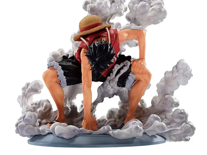 One Piece Monkey D. Luffy Gear 2 figure from Ichibansho Masterlise series, detailed anime character collectible, Road to King of Pirates