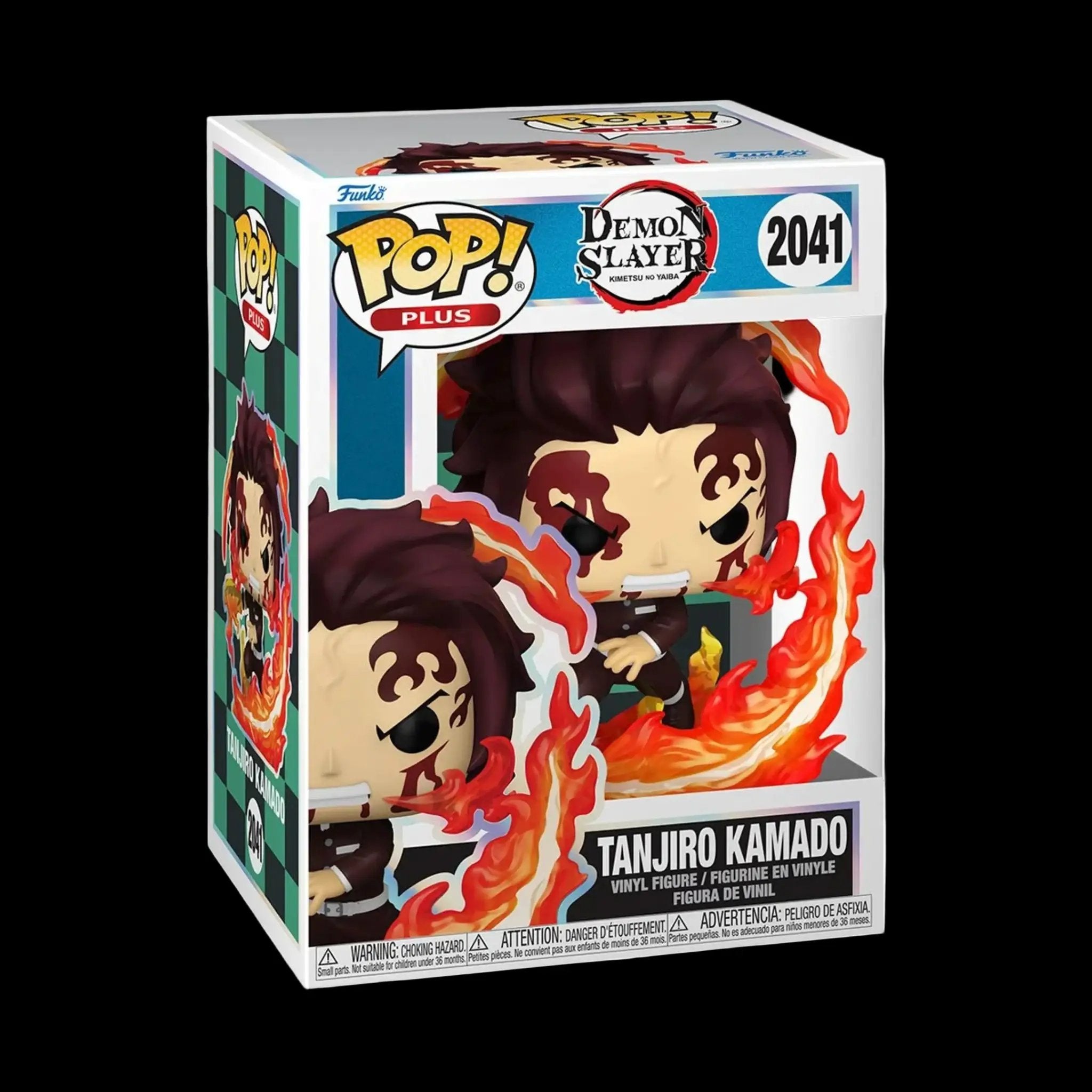 Demon Slayer Tanjiro Kamado Dancing Flash Funko Pop! vinyl figure with protector, collectible anime figure from EE Distribution.