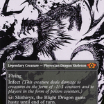 Skithiryx, the Blight Dragon (MUL-017) - Multiverse Legends: (Showcase) (Borderless)