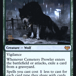 Cemetery Prowler (PRE-191) - Innistrad: Crimson Vow Promos Foil