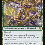 Nyxbloom Ancient (PPTHB-190P) - Theros Beyond Death Promos: (enchantment)