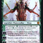 Nissa, Ascended Animist (PRE-175S) - Phyrexia: All Will Be One Promos Foil