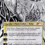 Nicol Bolas, Dragon-God (SLD-1246) - Secret Lair Drop (Borderless) Foil