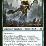 God-Eternal Rhonas (PRE-163S) - War of the Spark Promos Foil