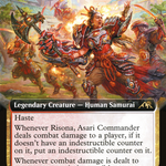 Risona, Asari Commander (NEO-492) - Kamigawa: Neon Dynasty: (Extended Art)