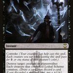 Lethal Scheme (PPSNC-036) - New Capenna Commander Promos Foil