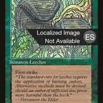Land Leeches (4BB-) - Fourth Edition Foreign Black Border