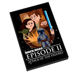 Brick Wars: Attack of the Figures (EP. 2) Movie Tile Cover (2x3 Tile) by B3 Customs