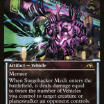 Surgehacker Mech (NEO-405) - Kamigawa: Neon Dynasty: (Showcase)
