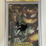 [Double Signed by Tyler Kirkham | Stan Lee] Amazing Spider-Man #799 CGC 9.8 Yellow Label Exclusive Var