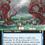 Nadir Kraken (THB-305) - Theros Beyond Death: (Extended Art)