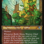 Rulik Mons, Warren Chief (DMU-357) - Dominaria United: (Showcase) Foil