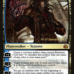 Tezzeret the Schemer (PRE-137S) - Aether Revolt Promos Foil