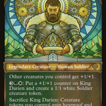 King Darien XLVIII (DMU-344) - Dominaria United: (Showcase) Foil