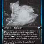 Mischievous Catgeist // Catlike Curiosity (DBL-336) - Innistrad: Double Feature: (Double Faced Transform)