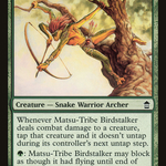 Matsu-Tribe Birdstalker (SOK-137) - Saviors of Kamigawa