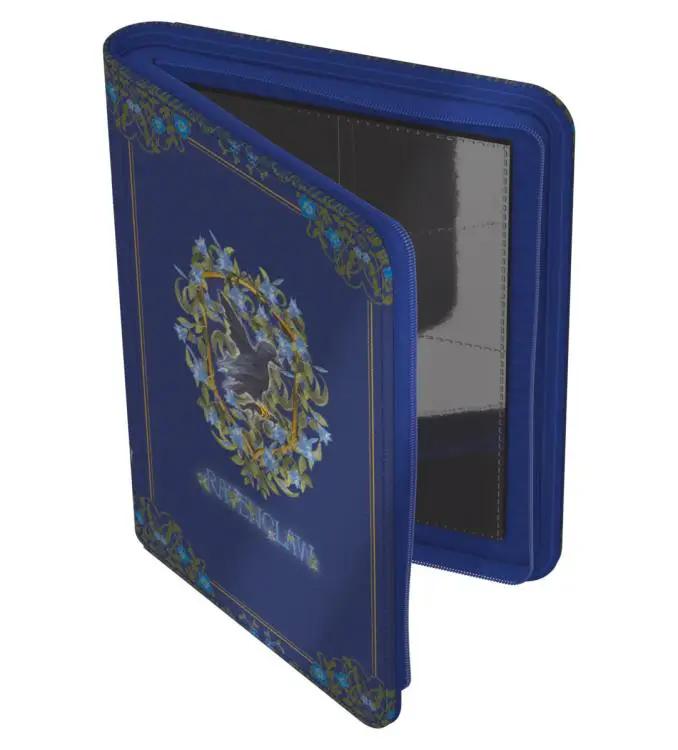 Harry Potter Xenoskin Ravenclaw trading card binder with zipfolio design, featuring Ravenclaw crest and multiple card sleeves.