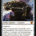 Cataclysmic Gearhulk (NEC-081) - Neon Dynasty Commander