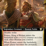 Éomer, King of Rohan (LTC-135) - Tales of Middle-earth Commander: (Extended Art)