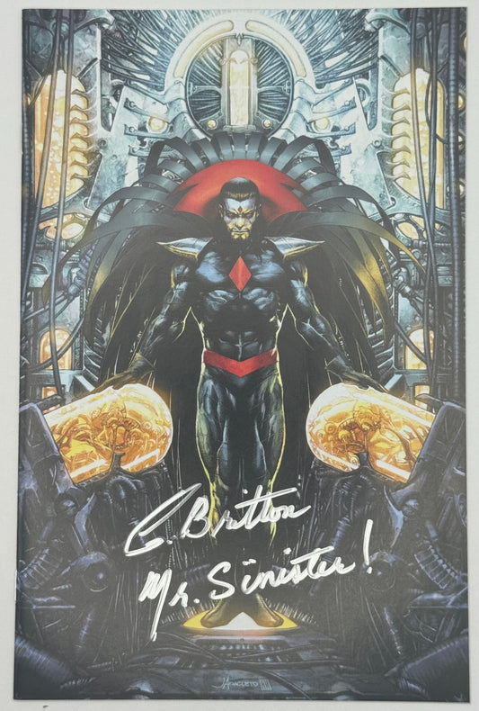 [Signed by Chris Britton] Hellions #5 Unknown Comics Jay Anacleto Exclusive Virgin Var Xos [IN STOCK]