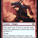 Obsidian Charmaw (PRE-137S) - Modern Horizons 2 Promos Foil