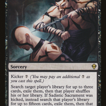 Sadistic Sacrament (ZEN-110) - Zendikar