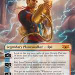 Ral, Izzet Viceroy (MED-GR5) - Mythic Edition (Borderless) Foil