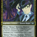 "Brims" Barone, Midway Mobster (UNF-507) - Unfinity: (Showcase) Foil