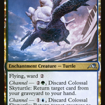 Colossal Skyturtle (NEO-216) - Kamigawa: Neon Dynasty: (enchantment)