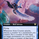 Aven Courier (NCC-123) - New Capenna Commander: (Extended Art)