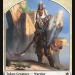 Warrior (KTK-003) - Khans of Tarkir Tokens