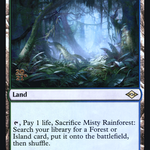 Misty Rainforest (PRE-250S) - Modern Horizons 2 Promos Foil