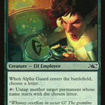 Alpha Guard (UNF-415) - Unfinity Foil