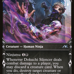 Dokuchi Silencer (NEO-340) - Kamigawa: Neon Dynasty: (Showcase)