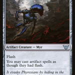 Shimmer Myr (NEC-157) - Neon Dynasty Commander