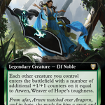 Arwen, Weaver of Hope (LTC-118) - Tales of Middle-earth Commander: (Extended Art)