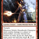 Neheb, Dreadhorde Champion (PRE-140S) - War of the Spark Promos Foil
