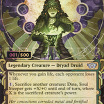 Dina, Soul Steeper (MUL-167) - Multiverse Legends: (Showcase) (Borderless) Foil