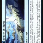 Invasion of Segovia // Caetus, Sea Tyrant of Segovia (PRE-063) - March of the Machine Promos Foil